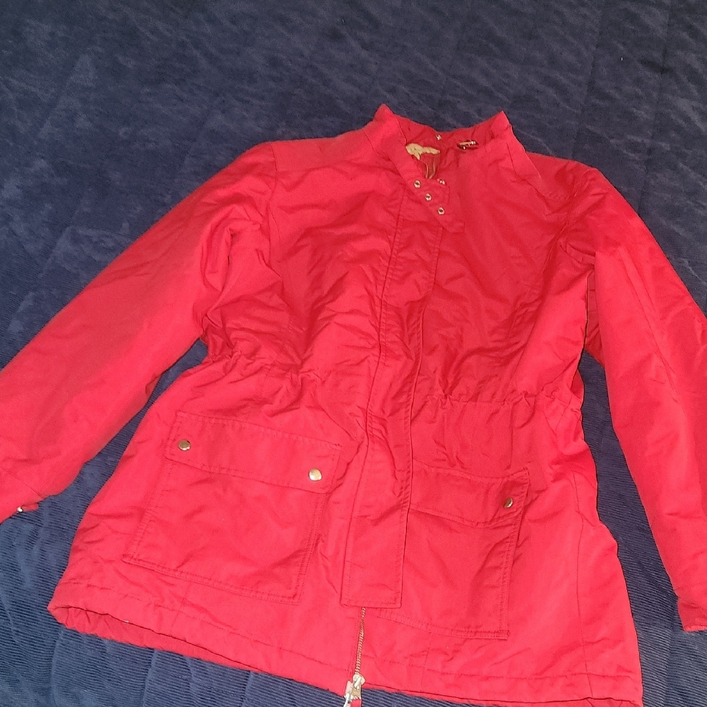 Vibrant Red Jacket